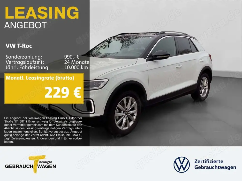 Volkswagen T-Roc 2.0 TDI DSG GOAL+ LM18 ASSIST AHK KAMERA