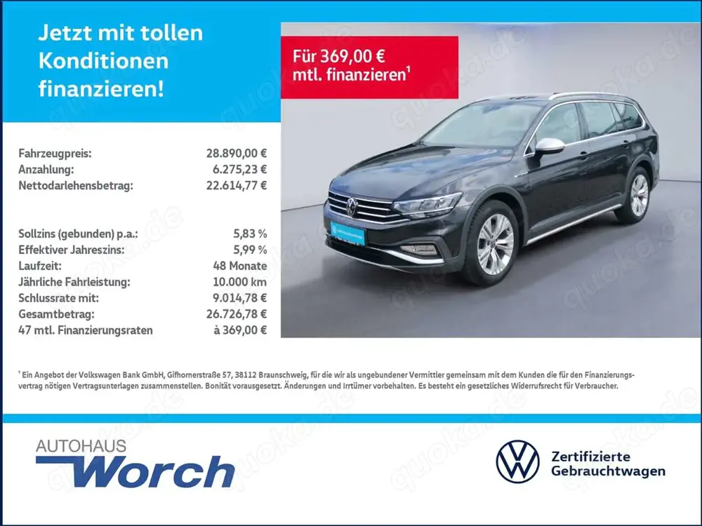 Volkswagen Passat Alltrack 2.0 TDI DSG KAMERA+NAVI+SHZ