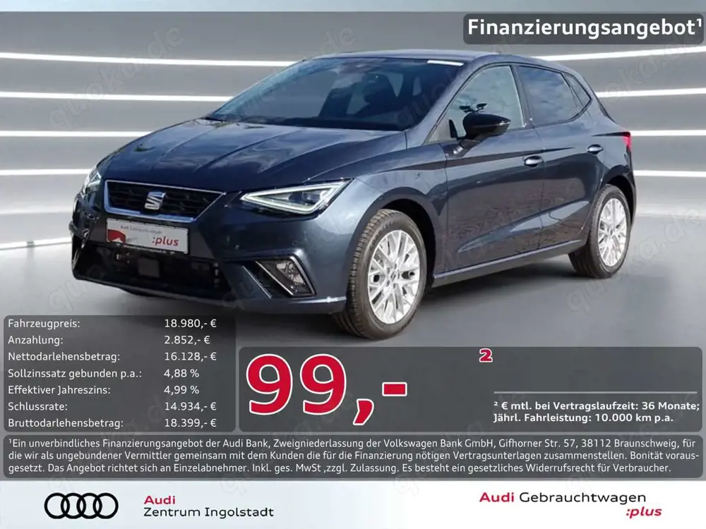 SEAT Ibiza 1.0 TSI FR LED NAVI ACC Virtual Kamera DAB