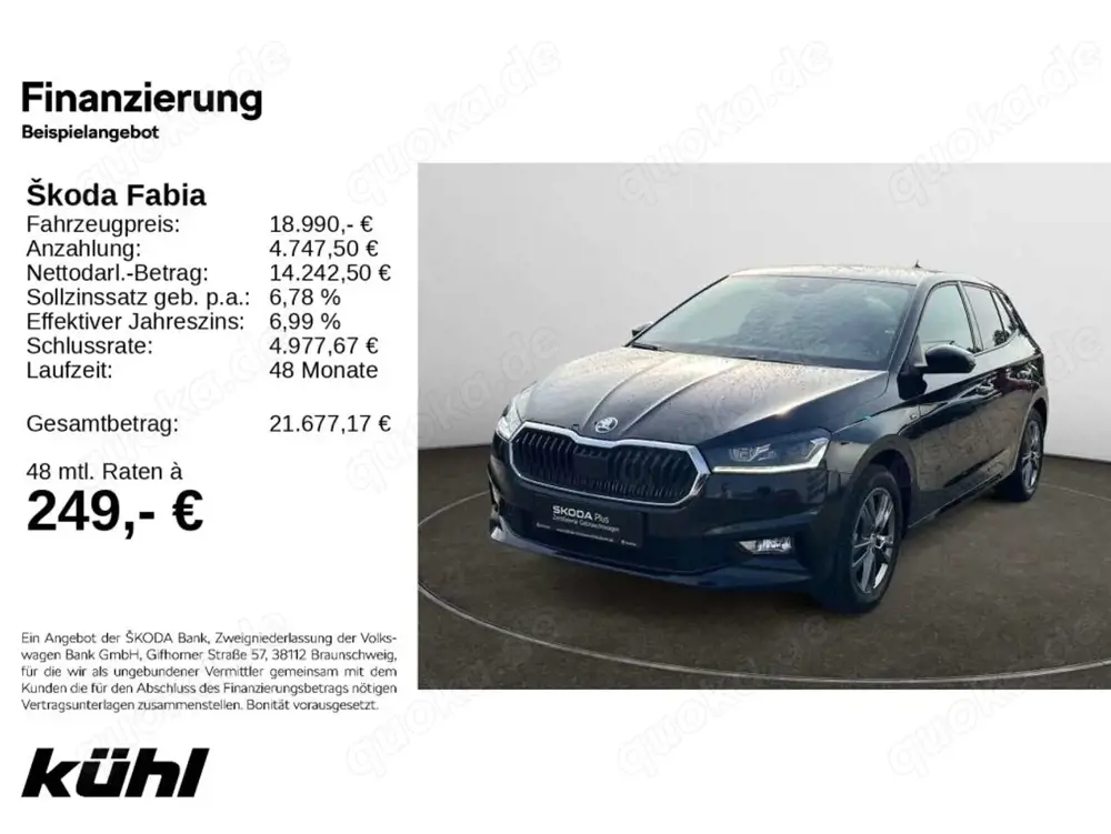 Skoda Fabia 1.0 TSI Selection LM16,SHZ.,Climatronic