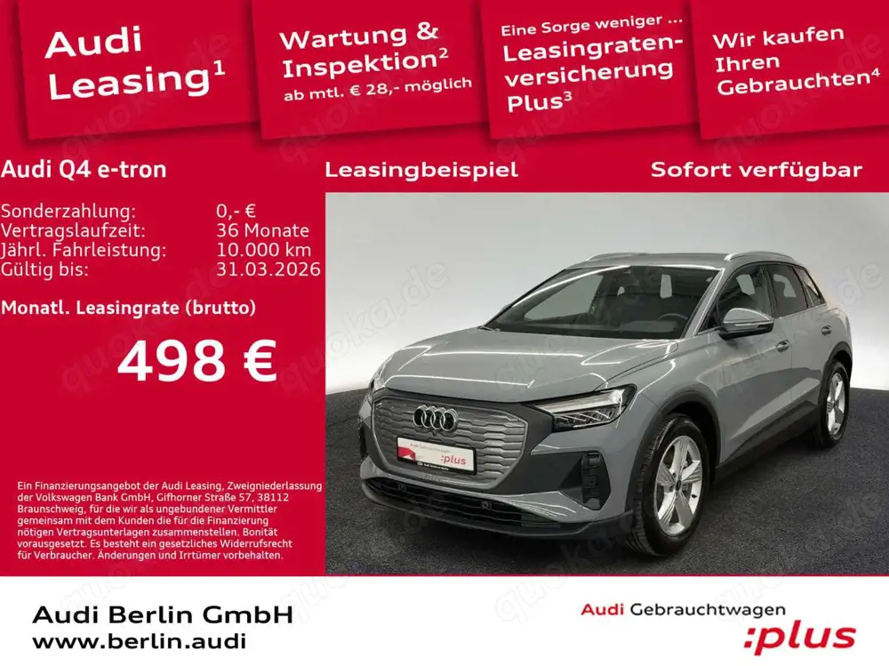Audi Q4 e-tron 45 210 kW VIRTUAL LED PDC RFK NAVI