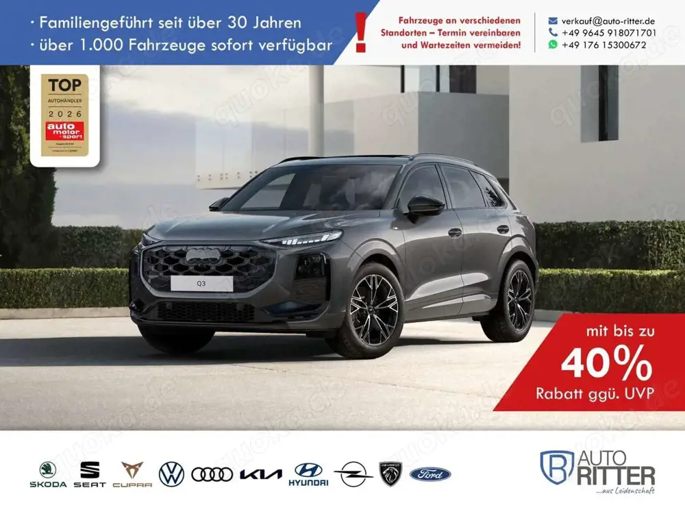 Audi Q3 S Line ACC|Stand-Hzg|AHK|RFK|PANO|LED|Navi...