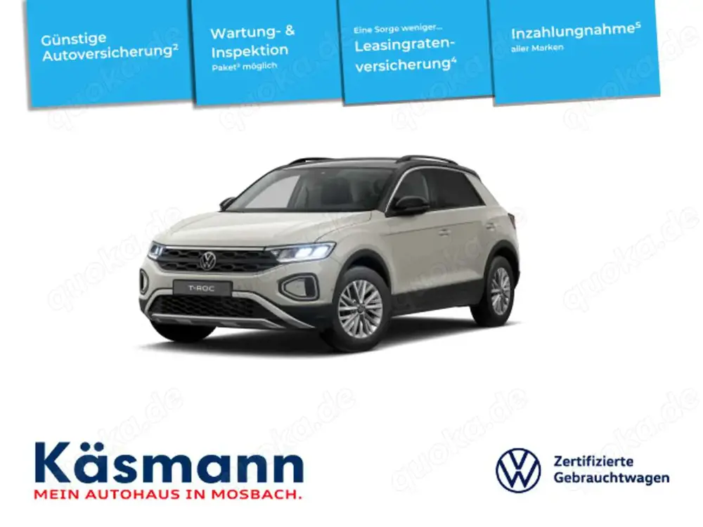 Volkswagen T-Roc Life 1.5TSI DSG AHK ACC LED NAV KAM SHZ