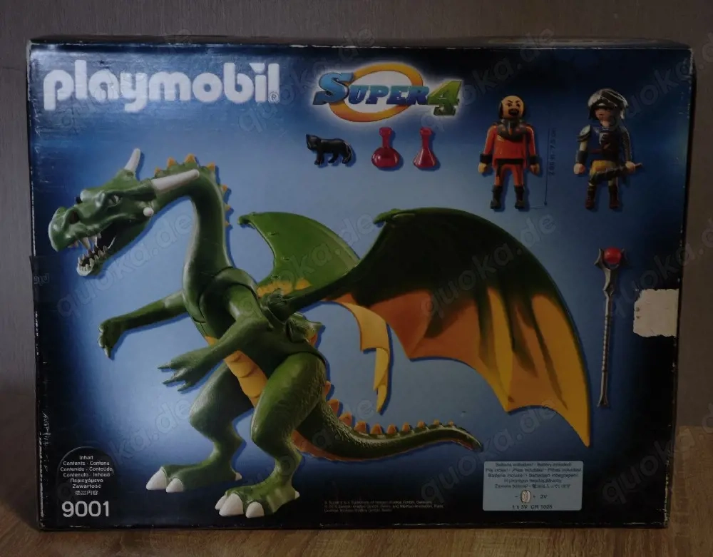  Playmobil 9001  Ritterland Drache mit Alex  Super 4 Reihe    ToP 