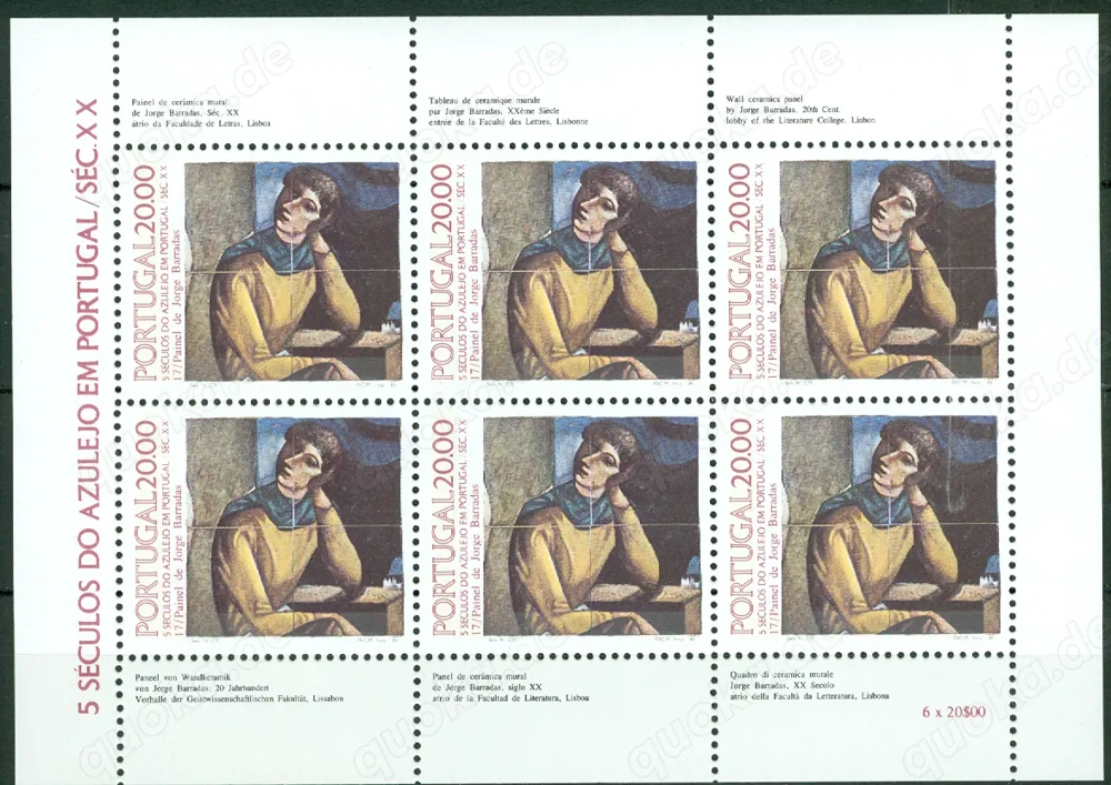 Portugal Kleinbogen Nr. 1649 postfrisch.  