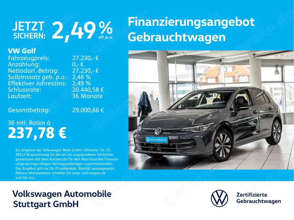 Volkswagen Golf Goal 2.0 TDI DSG Navi Kamera AHK ACC LED