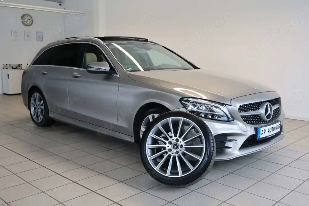 Mercedes-Benz C 300 C300 T-Modell AMG Line LED HUD PANO LEDER BEIGE