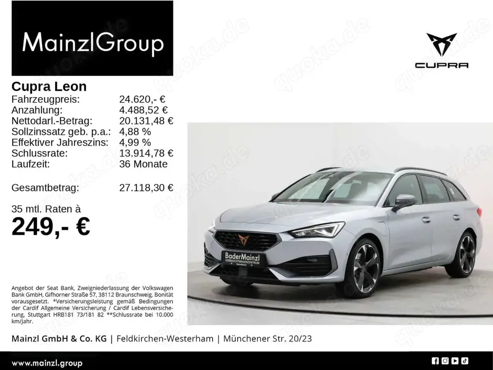 SEAT Leon ST 1.4 e-Hybrid DSG Navi SHZ Kamera Virtual