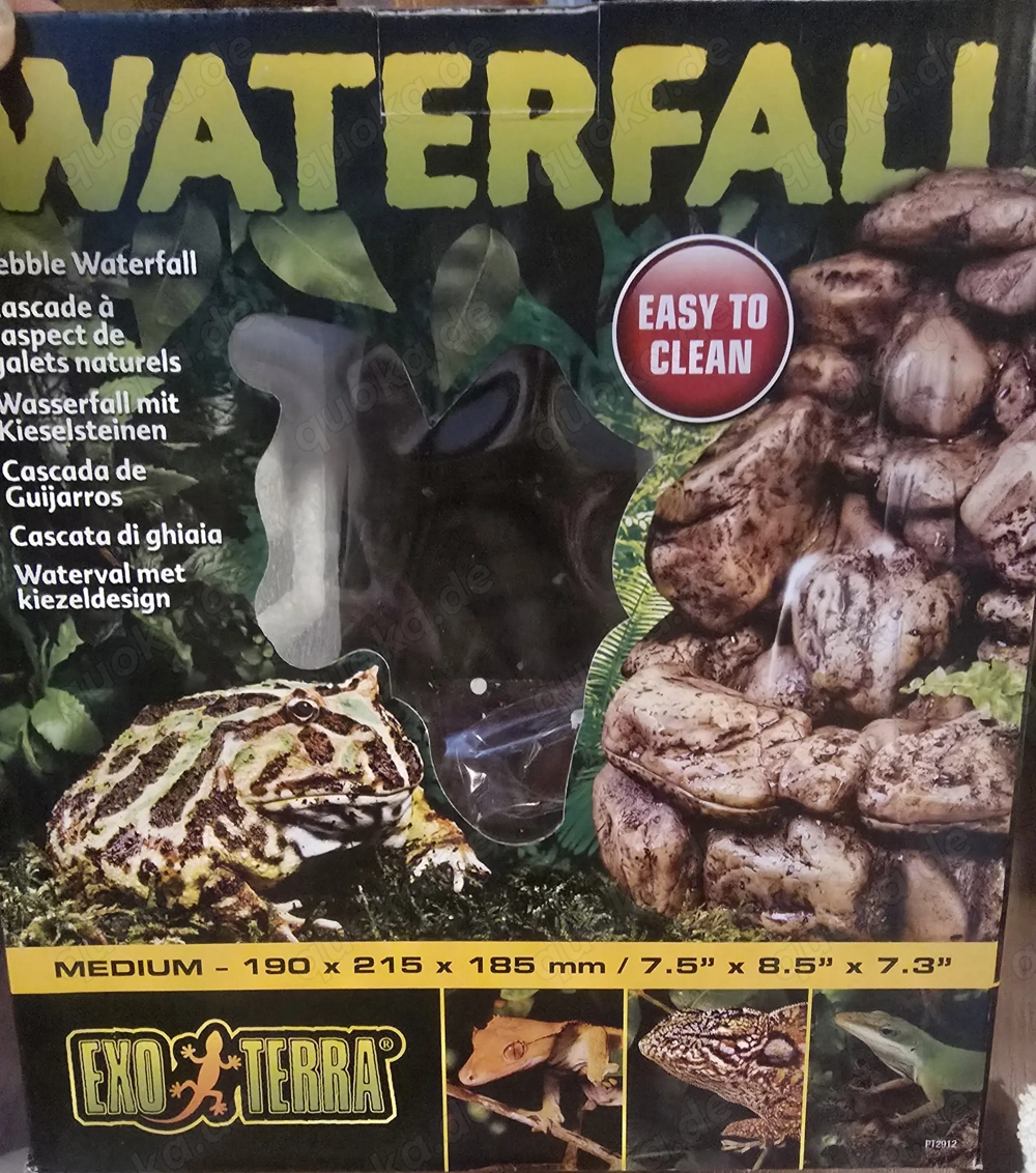 Reptilien Wasserfall neu