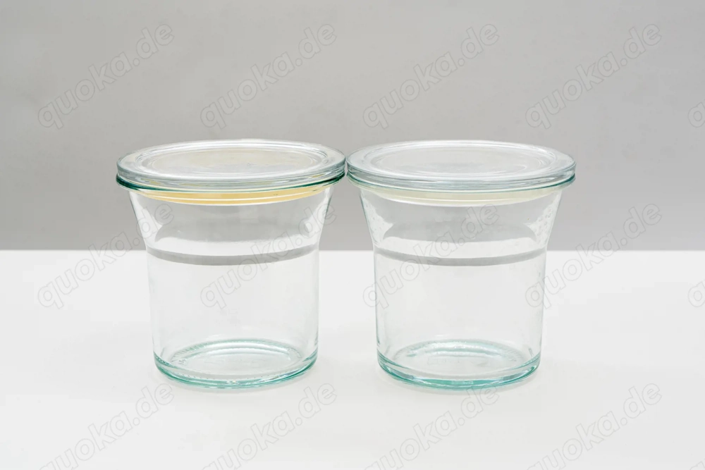 IKEA Glas Vorrat mit dichtem Glasdeckel 14 cm, schick