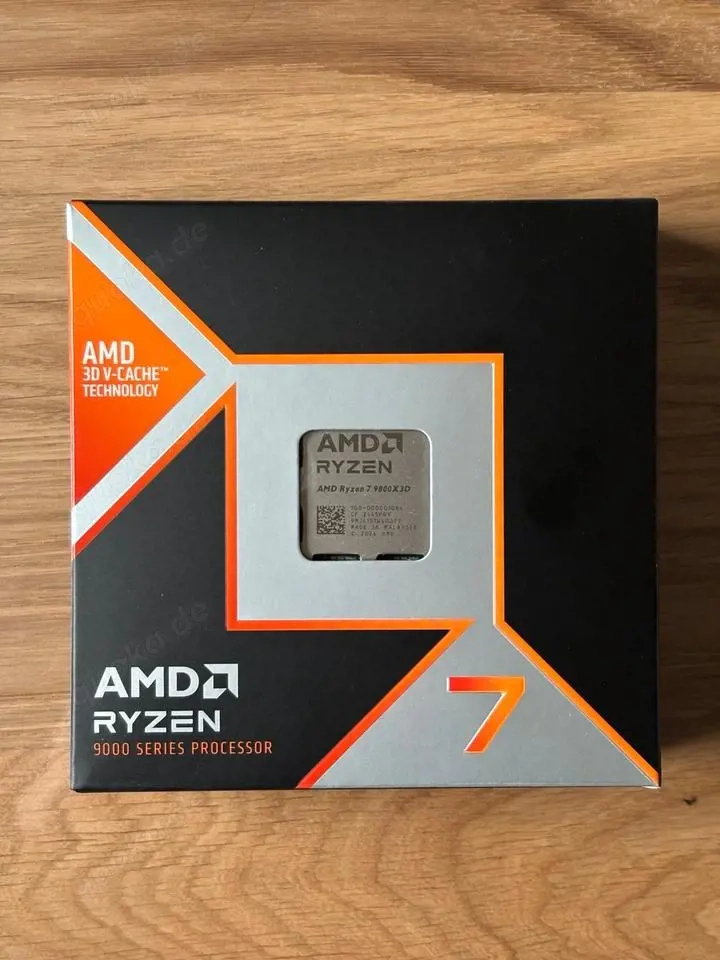 AMD Ryzen 7 9800X3D Neu & Unbenutzt AM5 CPU