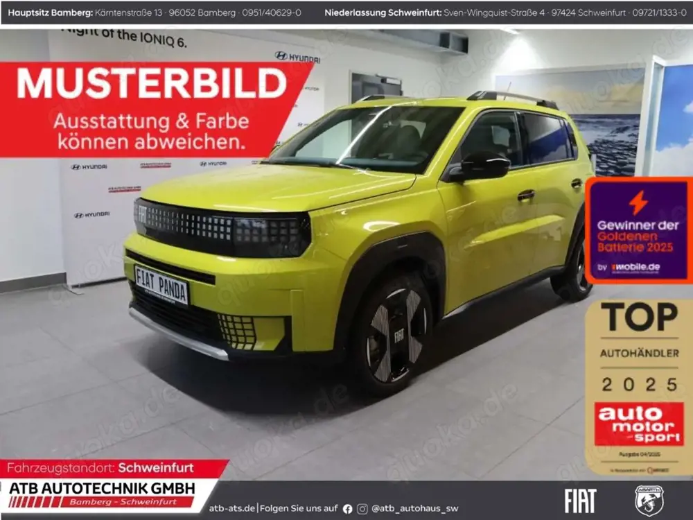 Fiat Grande Panda Elektro 44kWh Batterie La Prima Winterpaket
