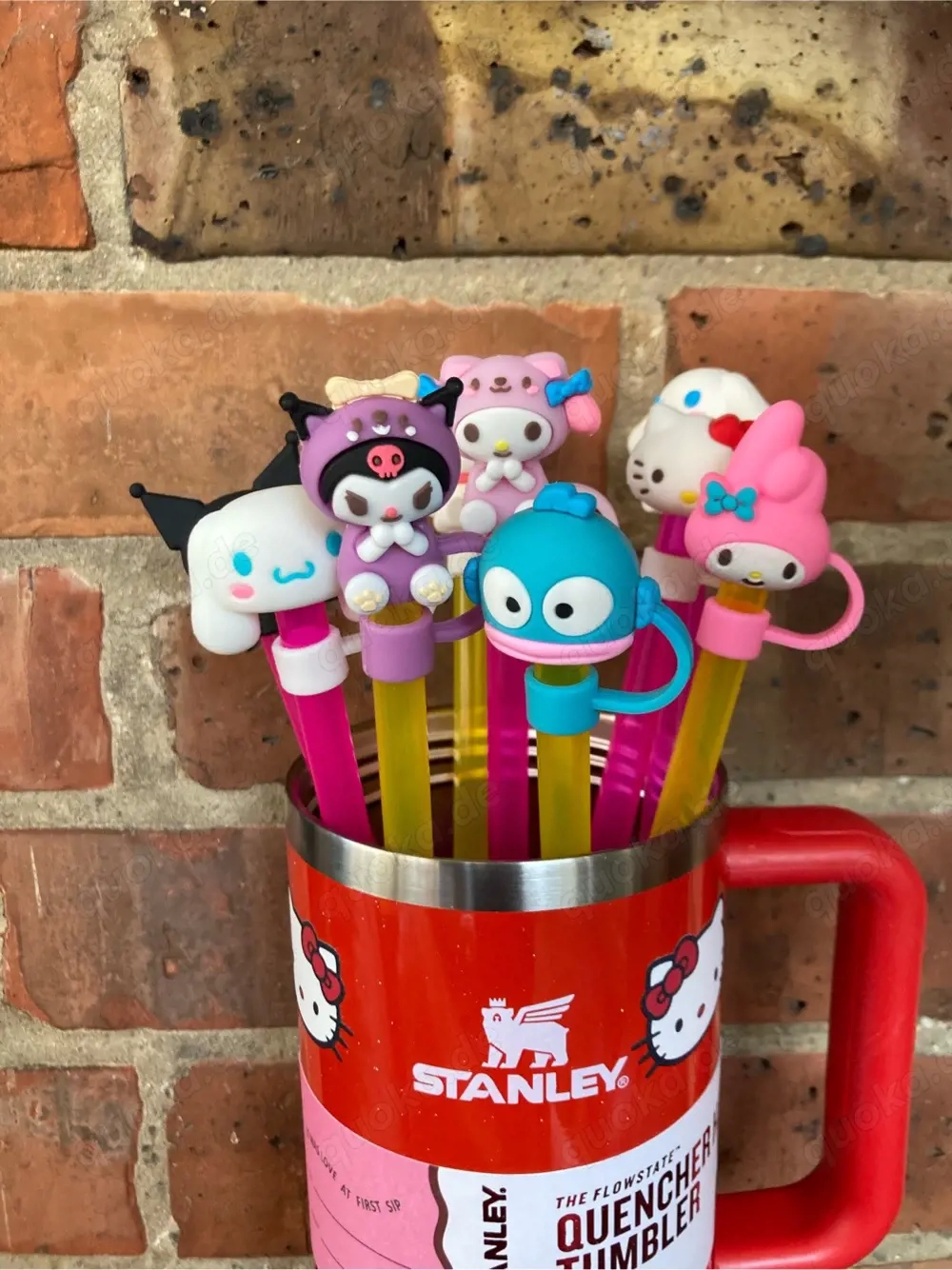 Stanley Cup Hello Kitty Strohhalmaufsätze