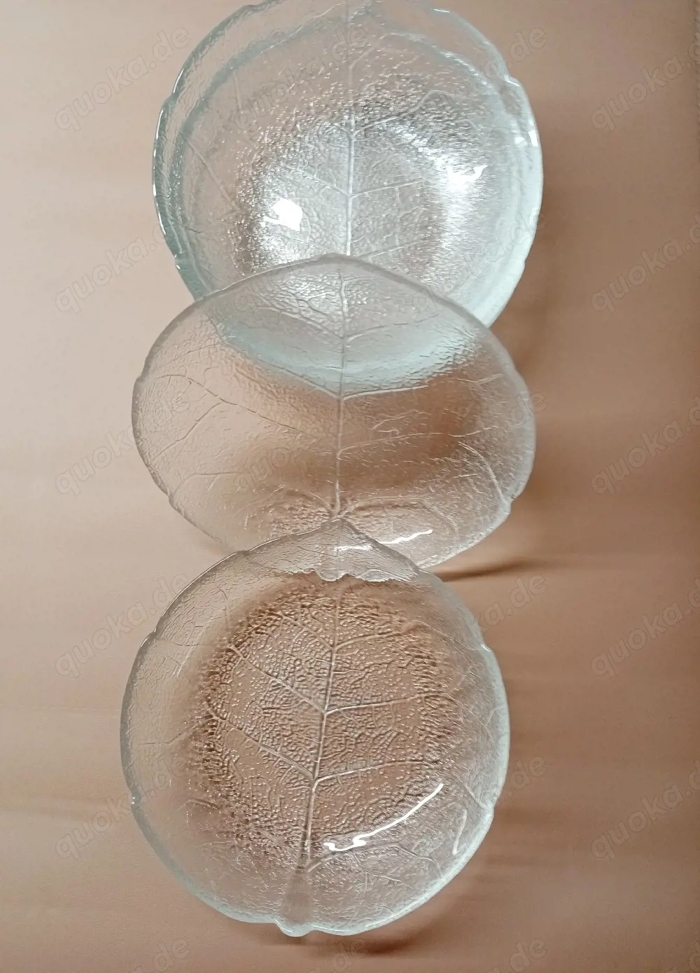 6er Set Schalen, Luminarc Aspen, Blattmotiv 