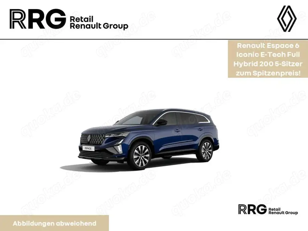 Renault Espace 6 Iconic E-Tech Full Hybrid 200 5-Sitzer BT
