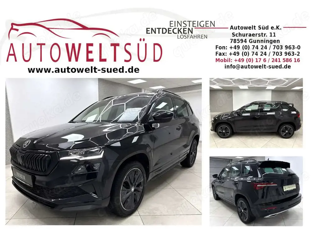 Skoda Karoq Sportline 1.5 TSI ACC Pano Matrix Mem AHK Rcam