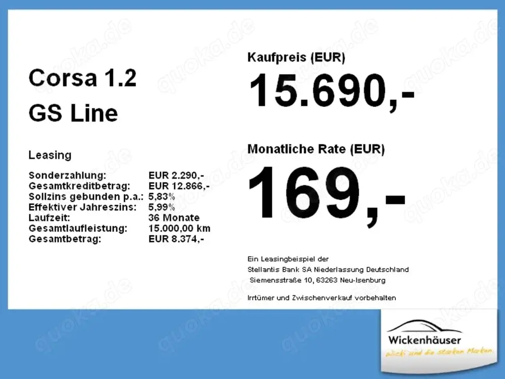 Opel Corsa 1.2 GS Line LED+SHZ+Fernlichtass.+BT+Temp