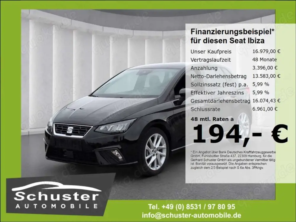 SEAT Ibiza FR 1.0TSI*ACC LED Fernlichtass Full-Link