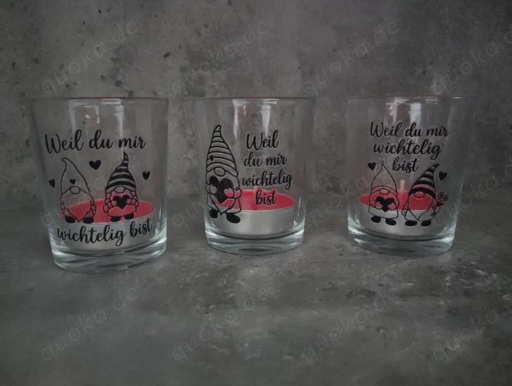 Geschenk idee Teelichter 