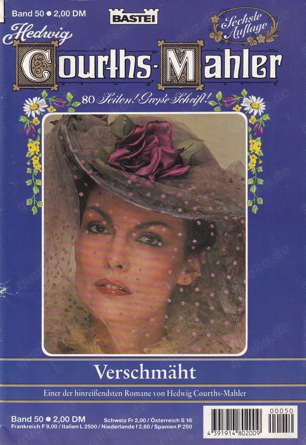 Hedwig Courths Mahler, Band 50, 6. Auflage 