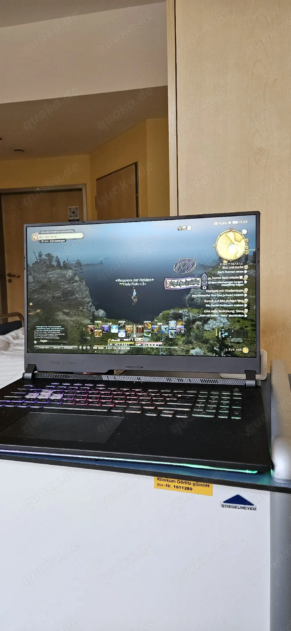 ASUS rog G71 und viel Zubehör