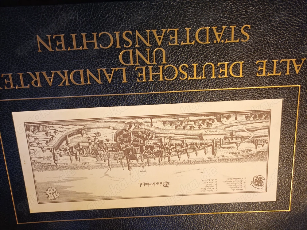 Alte deutsche Landkarten und Städteansichten