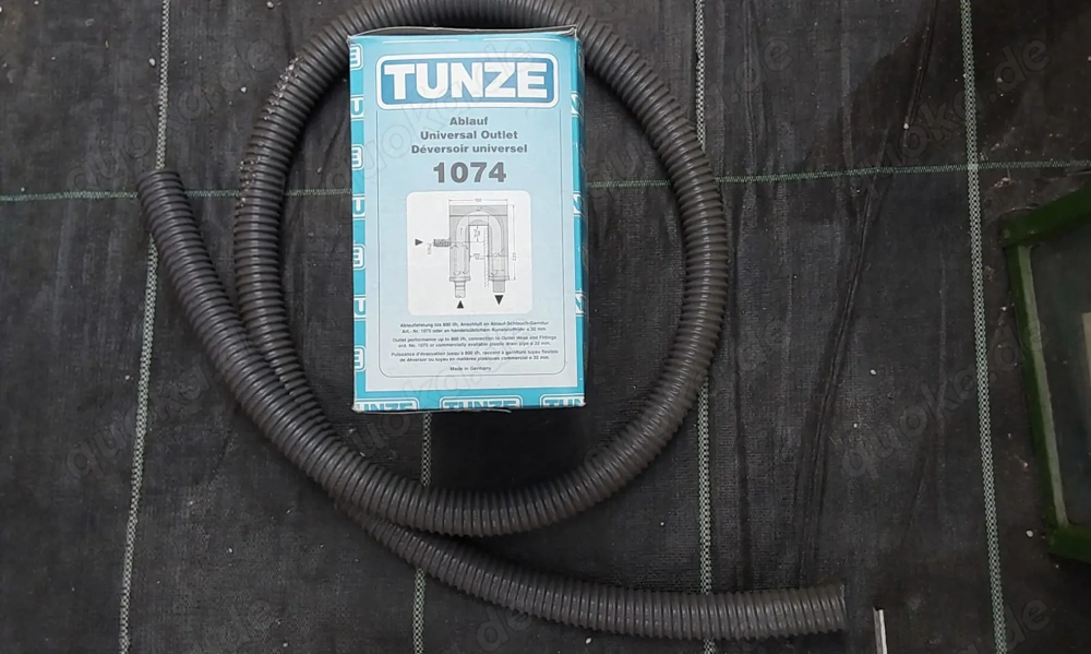 Original verpackte Tunze Aquarium, Überlauf Garnitur