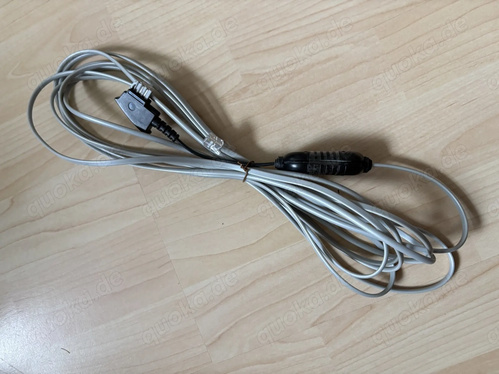 Anschlusskabel TAE-F Stecker auf RJ11 Stecker 5m