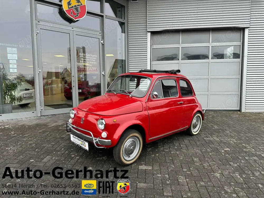 Oldtimer Fiat 500 L Berlina mit H-Gutachten