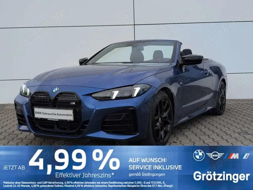 BMW 440 Mi xDrive Cabrio LED+LenkHZ+AHK+HK+Nackenwär