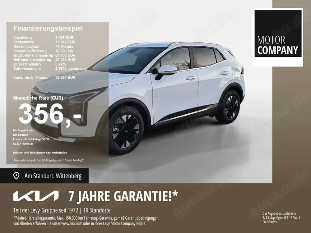 Kia Sportage 1.6 T-GDI Spirit 2xKlima 4xSHZ ACC AUT