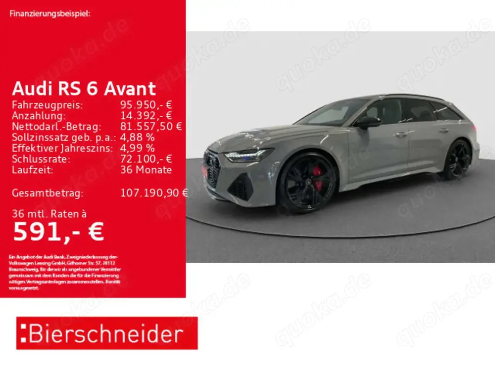 Audi RS6 RS6 Avant AHK LASER STHZ PANO BO