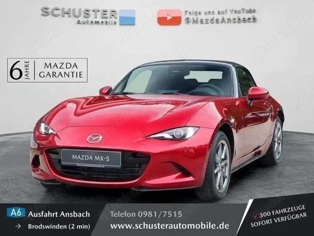 Mazda MX-5 Roadster Exclusive-Line 1,5l Matrix/BOSE/Na