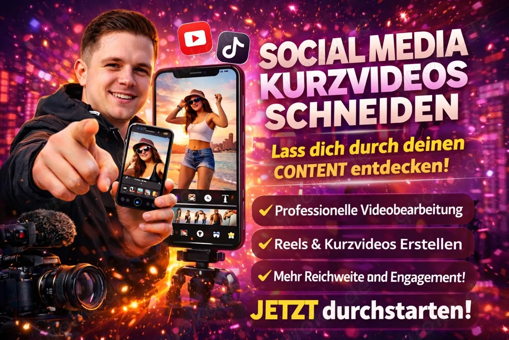 Instagram Reels & TikTok Videos schneiden lassen | Profi Videoschnitt