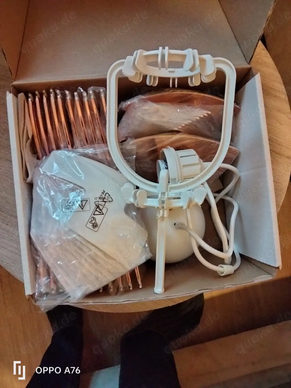 IKEA PS 2014 Hängeleuchte, weiß kupferfarben, 35 cm