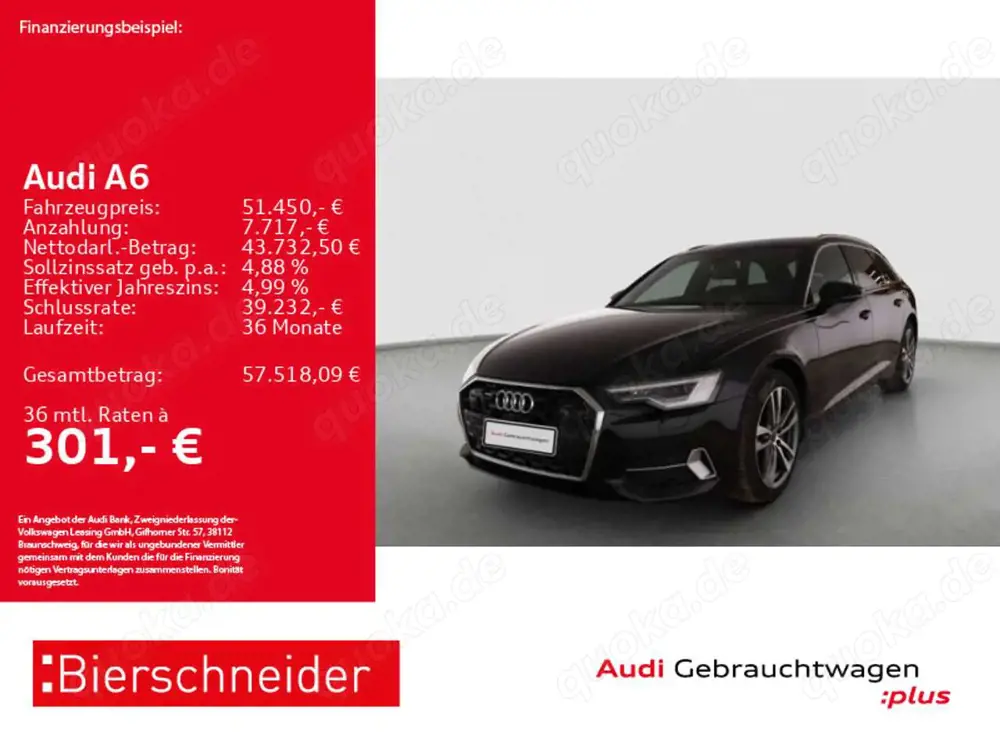 Audi A6 Av 50 TDI qu advanced AHK MATRIX HuD ACC 360