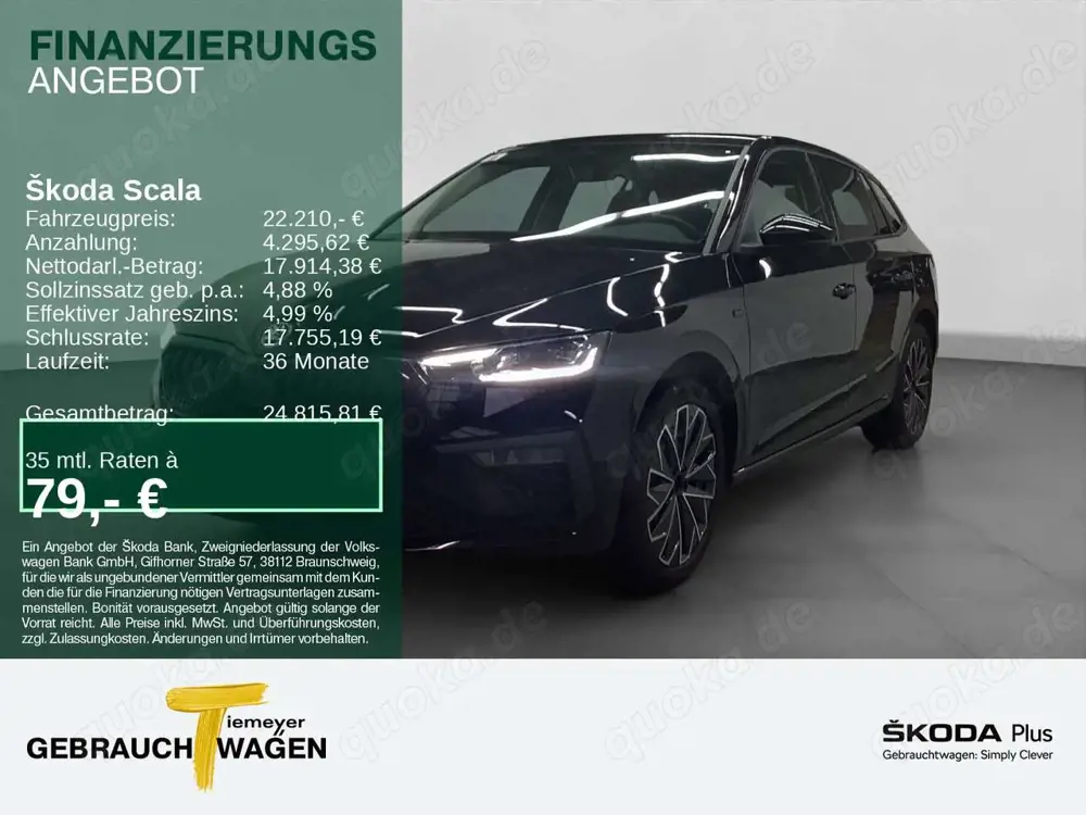 Skoda Scala 1.5 TSI SELECTION LM17 KAMERA SITZHZG VIRT