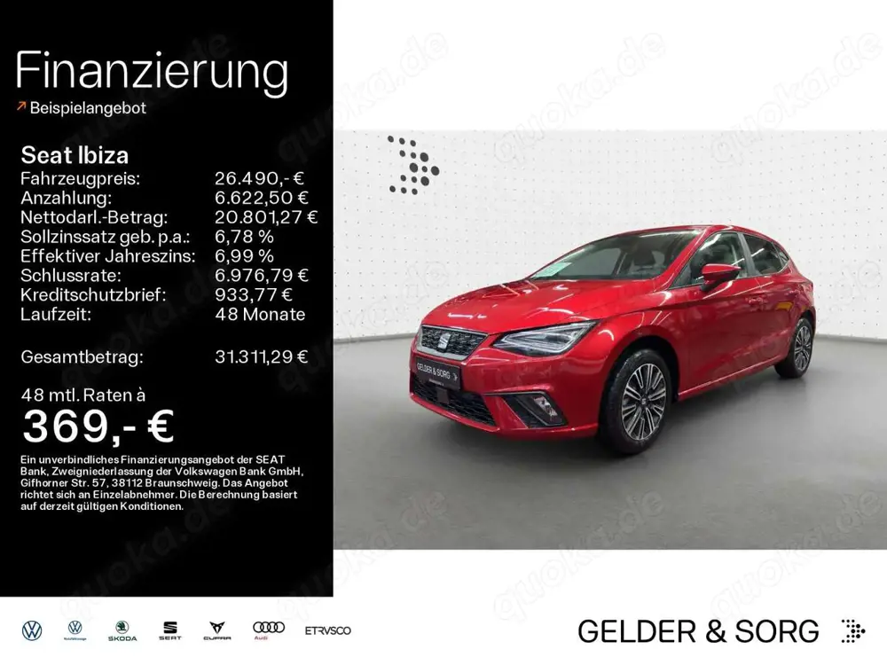 SEAT Ibiza Road Edition 1.0 TSI DSG *SHZ*ACC*LED*PDC+