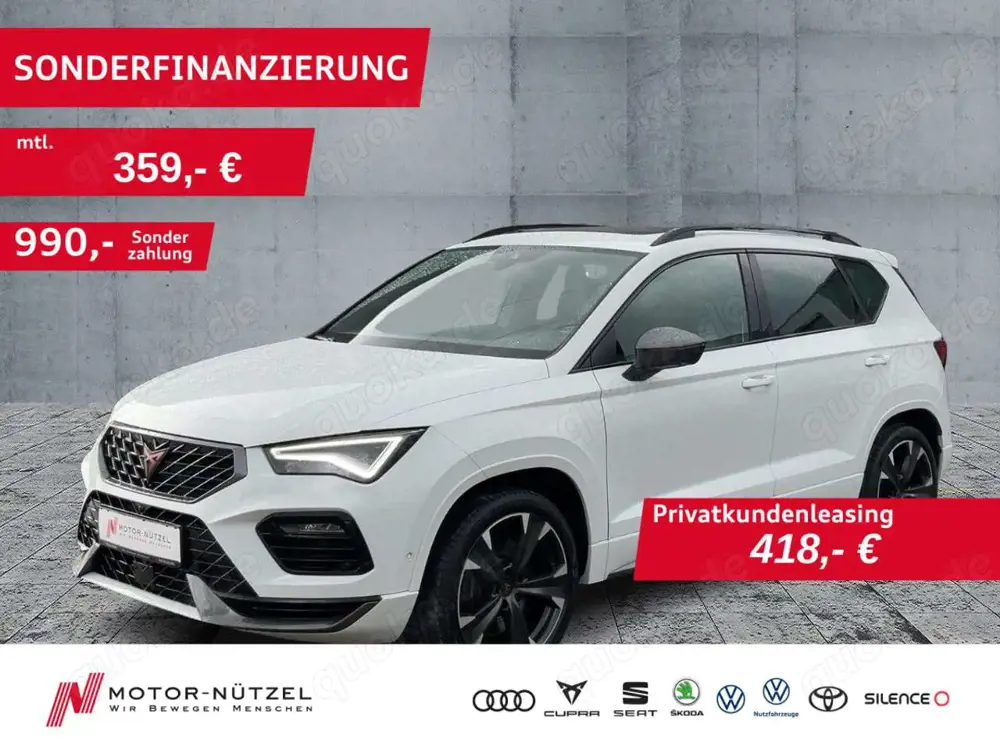 CUPRA Ateca 2.0 TSI DSG 4DRIVE LED+NAVI+PANO+KAMERA