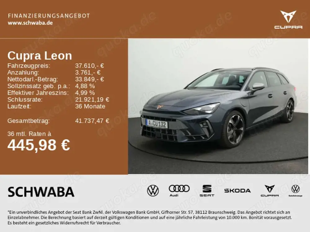 CUPRA Leon Sportstourer 1.4 e-HYBRID DSG *LED*AHK*ACC*