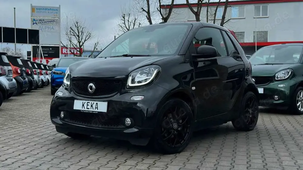 smart forTwo Cabrio TURBO DCT SPORTPAKET! ROTES VERDECK! PDC!