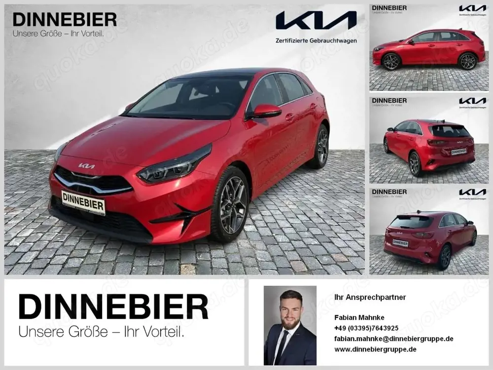 Kia Ceed / cee'd CEED 1.5T Spirit Glasdach+LED+Navi+Kamera
