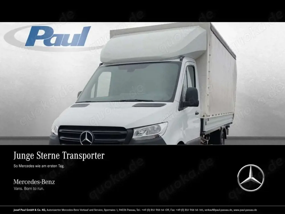 Mercedes-Benz Sprinter 315 CDI Pritsche Plane 2x Schiebeplane
