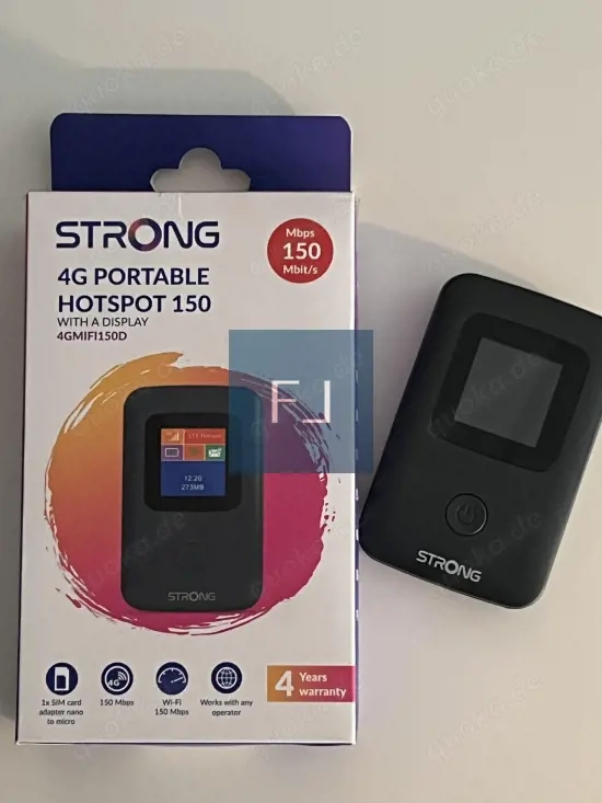 STRONG 4G Portable Hotspot 150 Mbit s   Mobiles WLAN mit Display