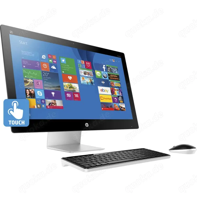 HP Pavilion All-in-One PC   Schickes Design & Sofort startklar (Win 10)