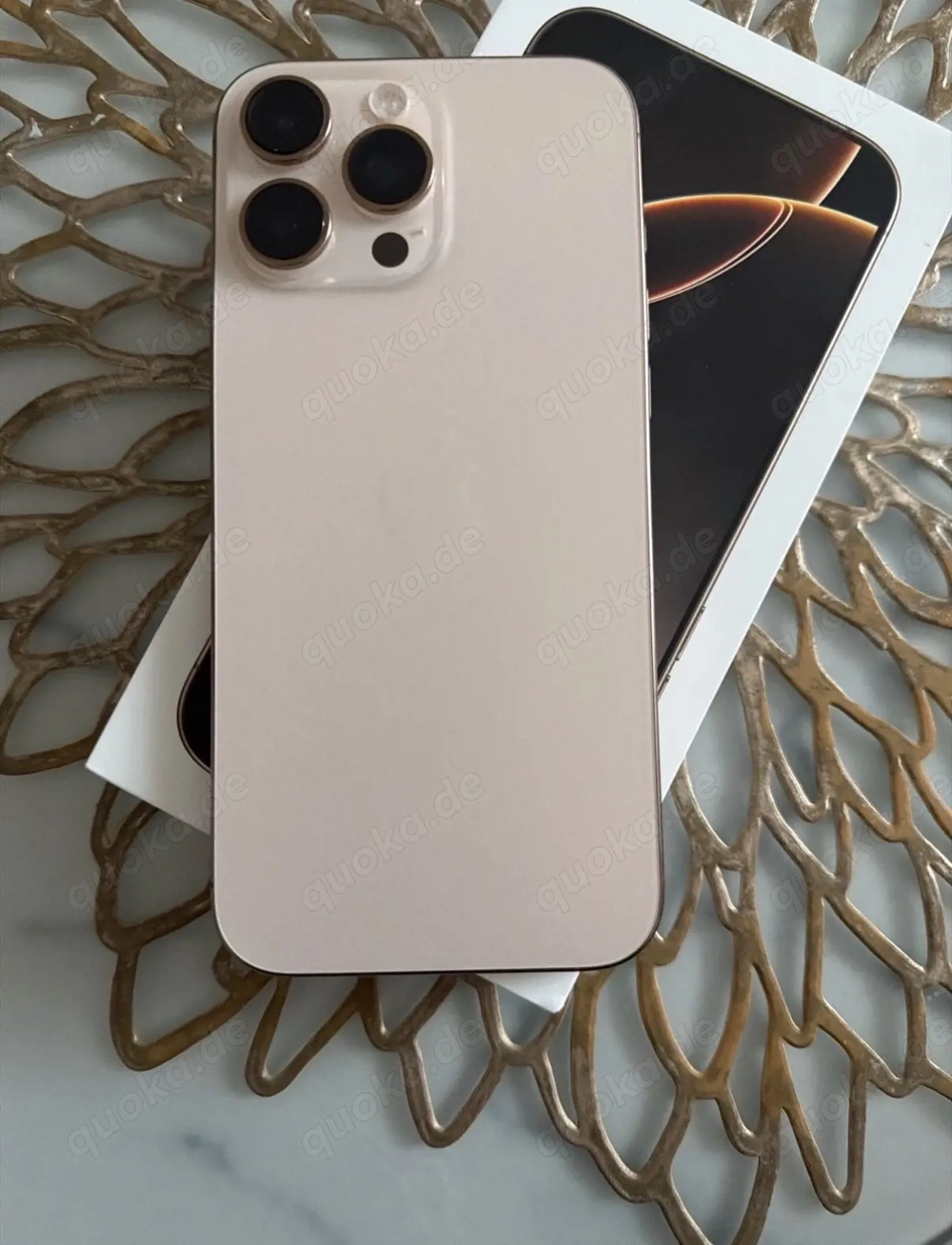 iPhone 16 Pro Max 256 GB Wüstensand 