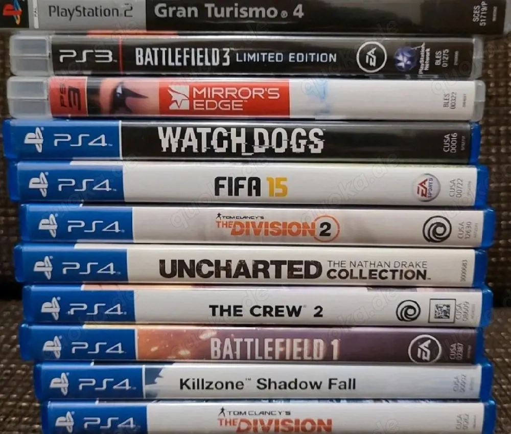 PS2,PS3 und PS4 Spiele zu verkaufen oder tauschen 