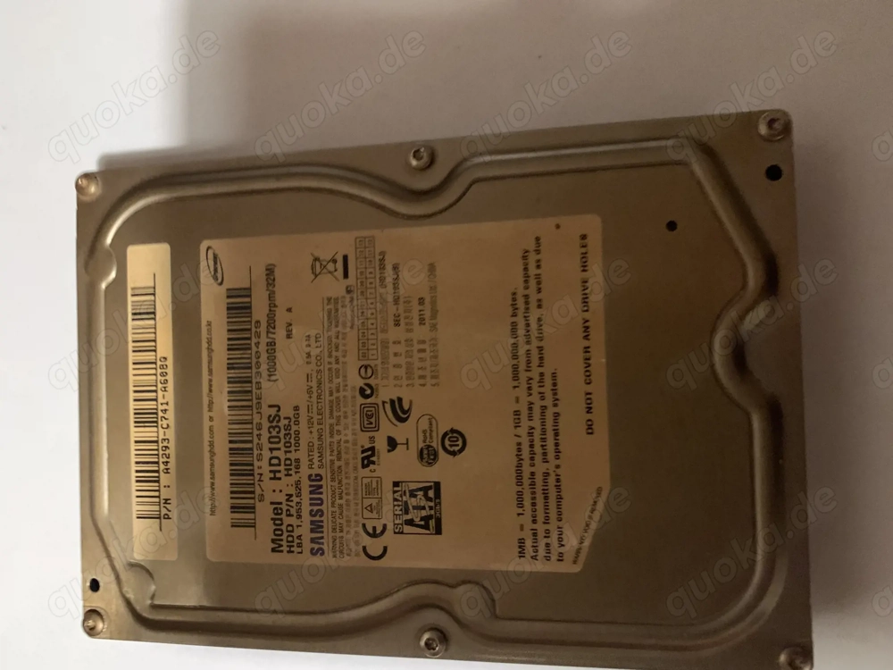 Festplatten 3 x Samsung 2,75 Terrabyte gesamt