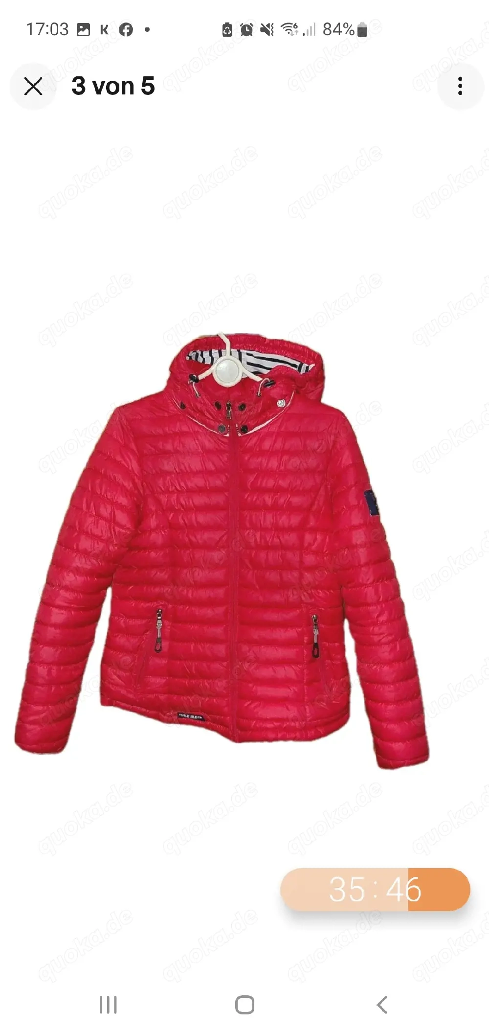Leichte Steppjacke Größe M
