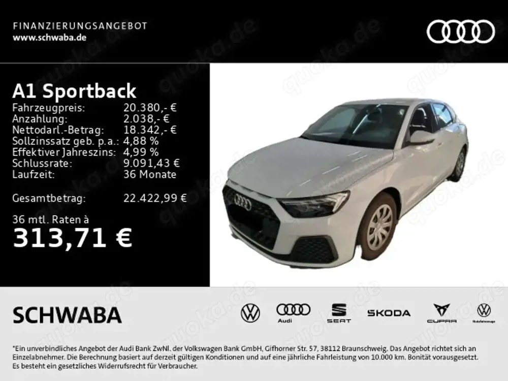 Audi A1 25 TFSI S tr. *LED*VIRTUAL*8-fach*